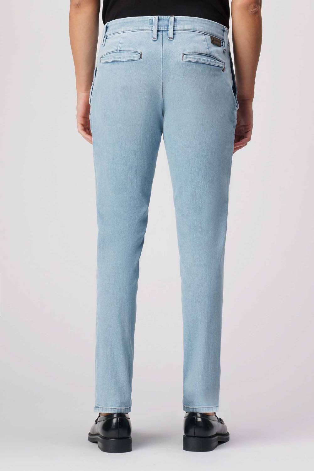 Jeckerson Jack- Pantalone Chino In Comfort Denim Blu Chiaro