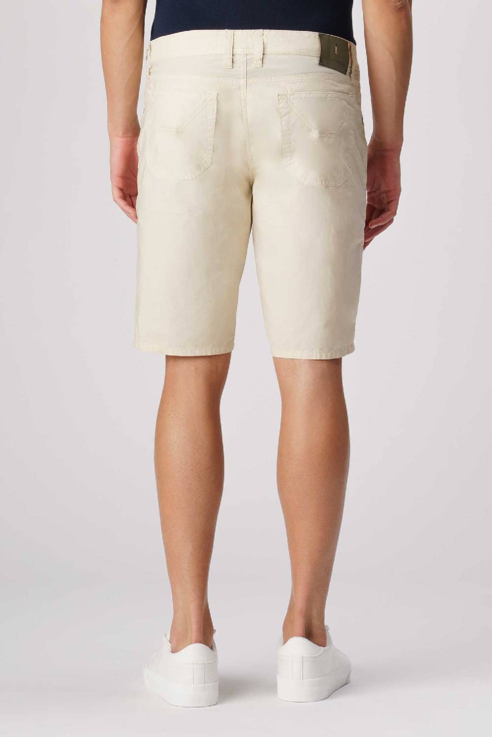 Jeckerson Jayden - Bermuda 5 Tasche Con Toppa In Tela Paracadute Beige Chiaro