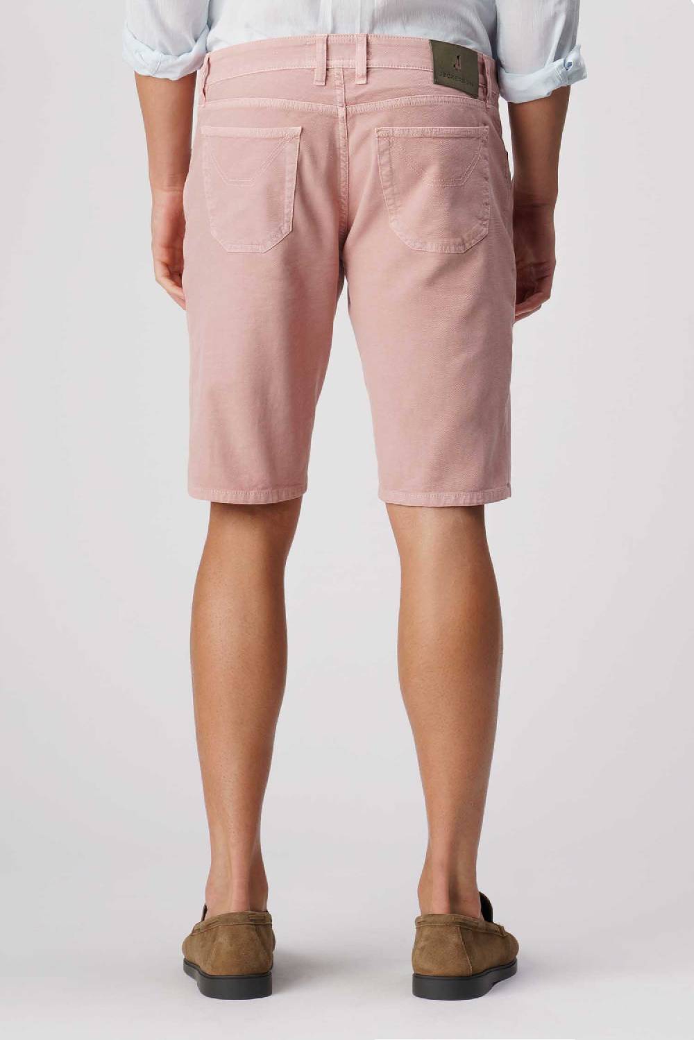 Jeckerson Jayden - Bermuda Con Toppa In Nido D'ape Rosa Chiaro