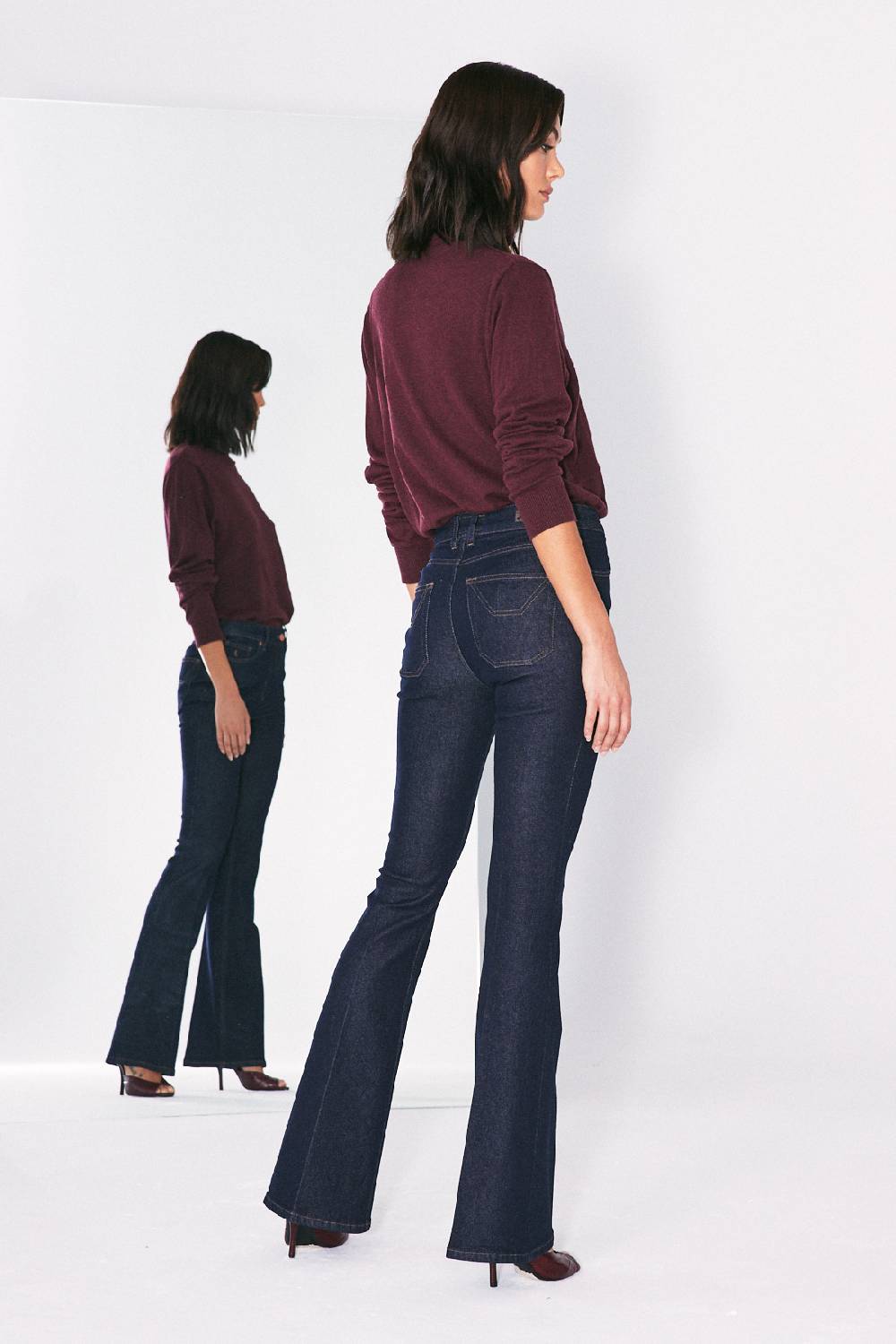 Jeckerson 5 Tasche Flared In Denim