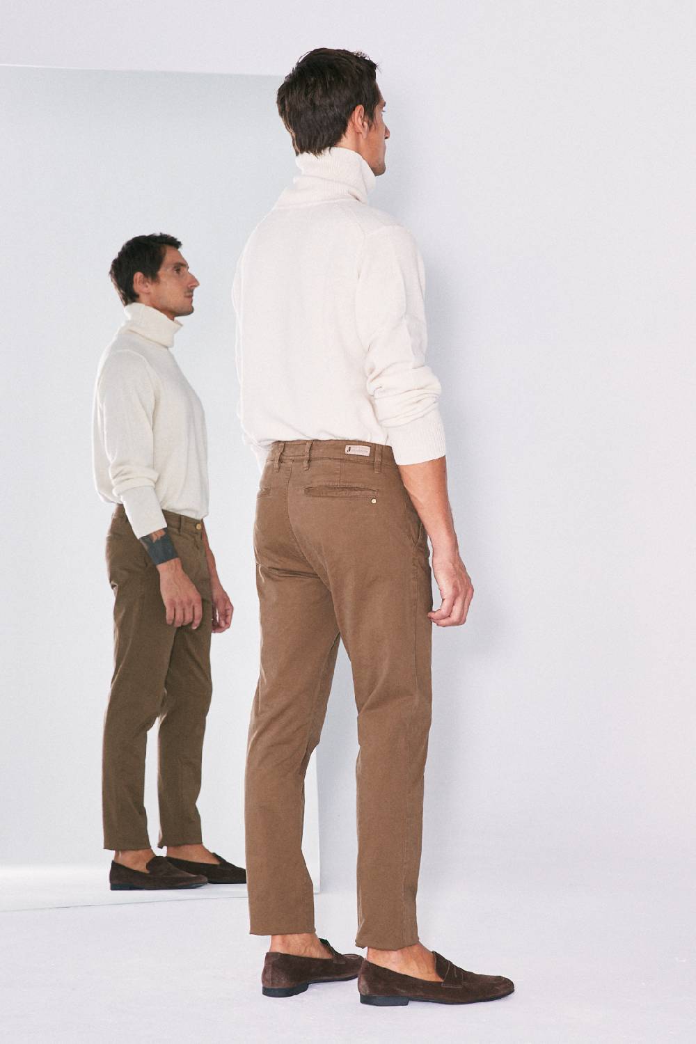 Jeckerson Chino Slim Fit In Gabardina Stretch
