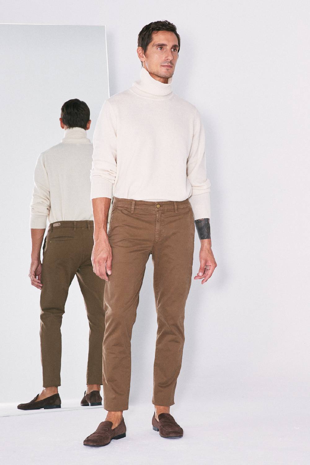 Jeckerson Chino Slim Fit In Gabardina Stretch