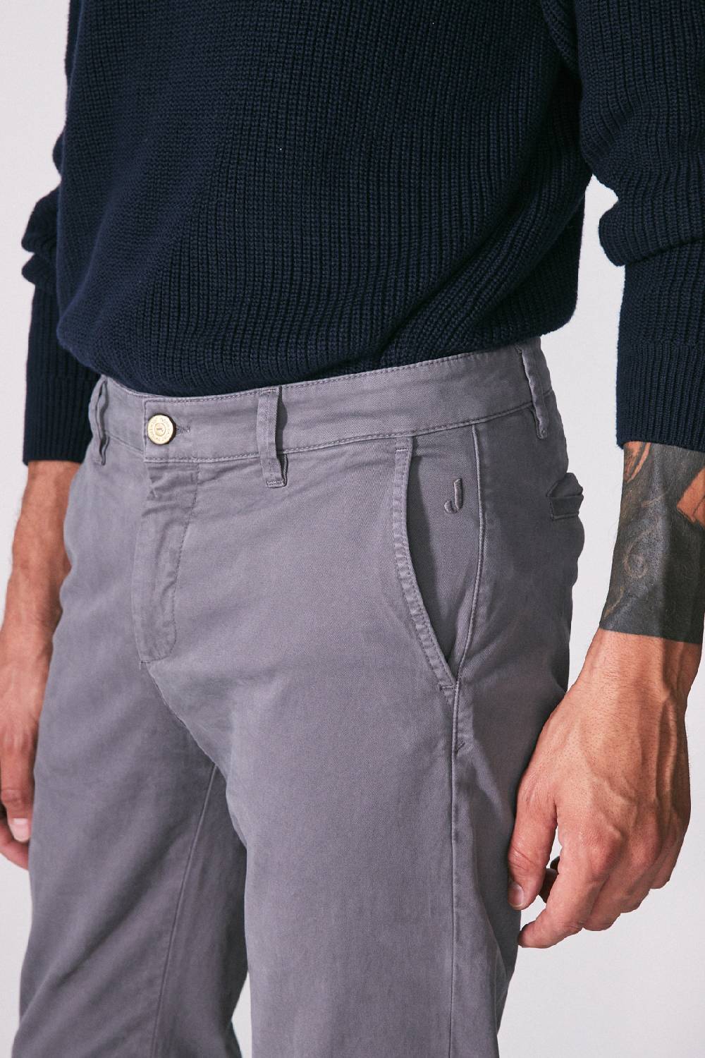 Jeckerson Chino Slim Fit In Gabardina Stretch