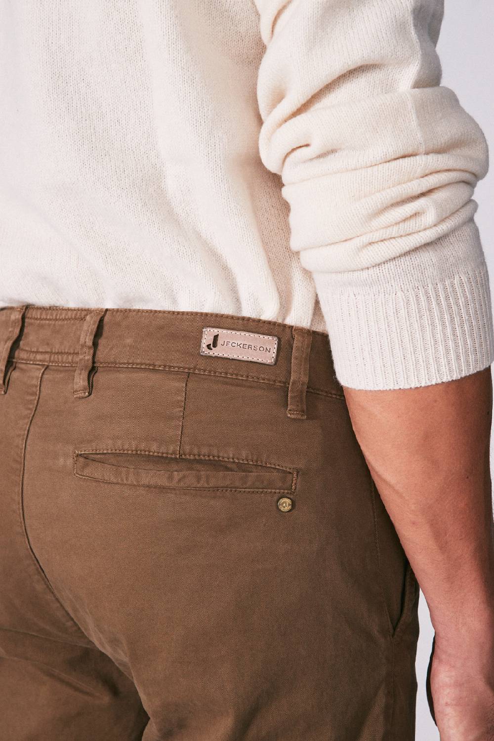 Jeckerson Chino slim fit in gabardina stretch