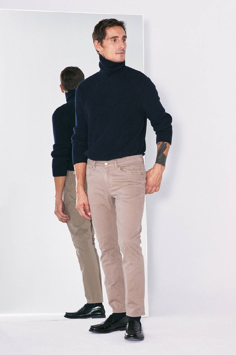 Jeckerson Pantalone Skinny In Gabardina Stretch