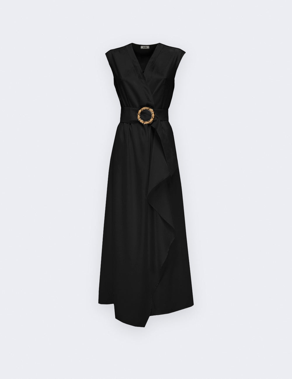 Jijil Abito con cinturone e rouches