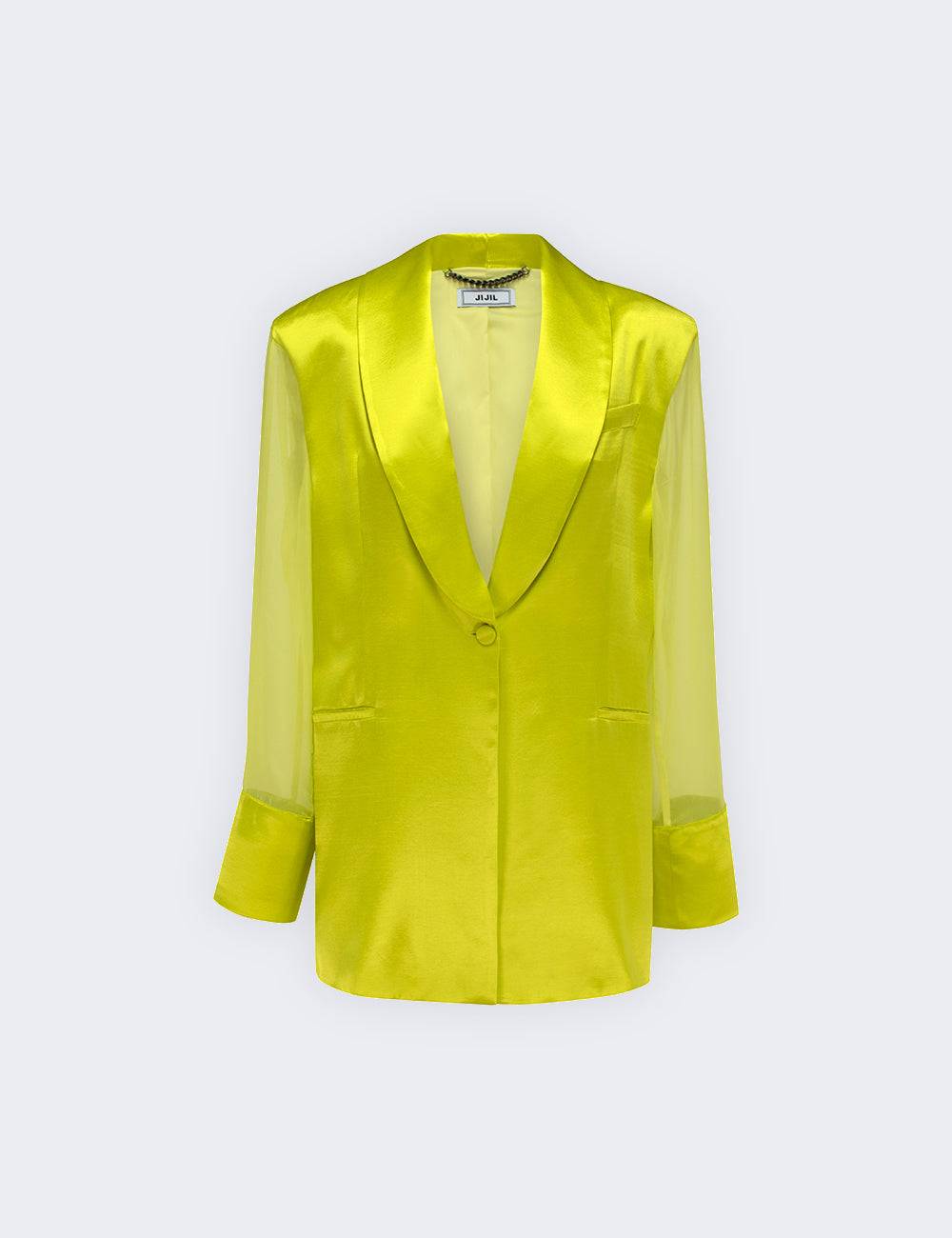 Jijil Giacca Con Maniche Trasparenti