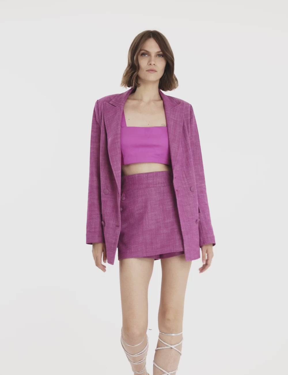 Jijil Giacca Doppiopetto Con Collo A Lance