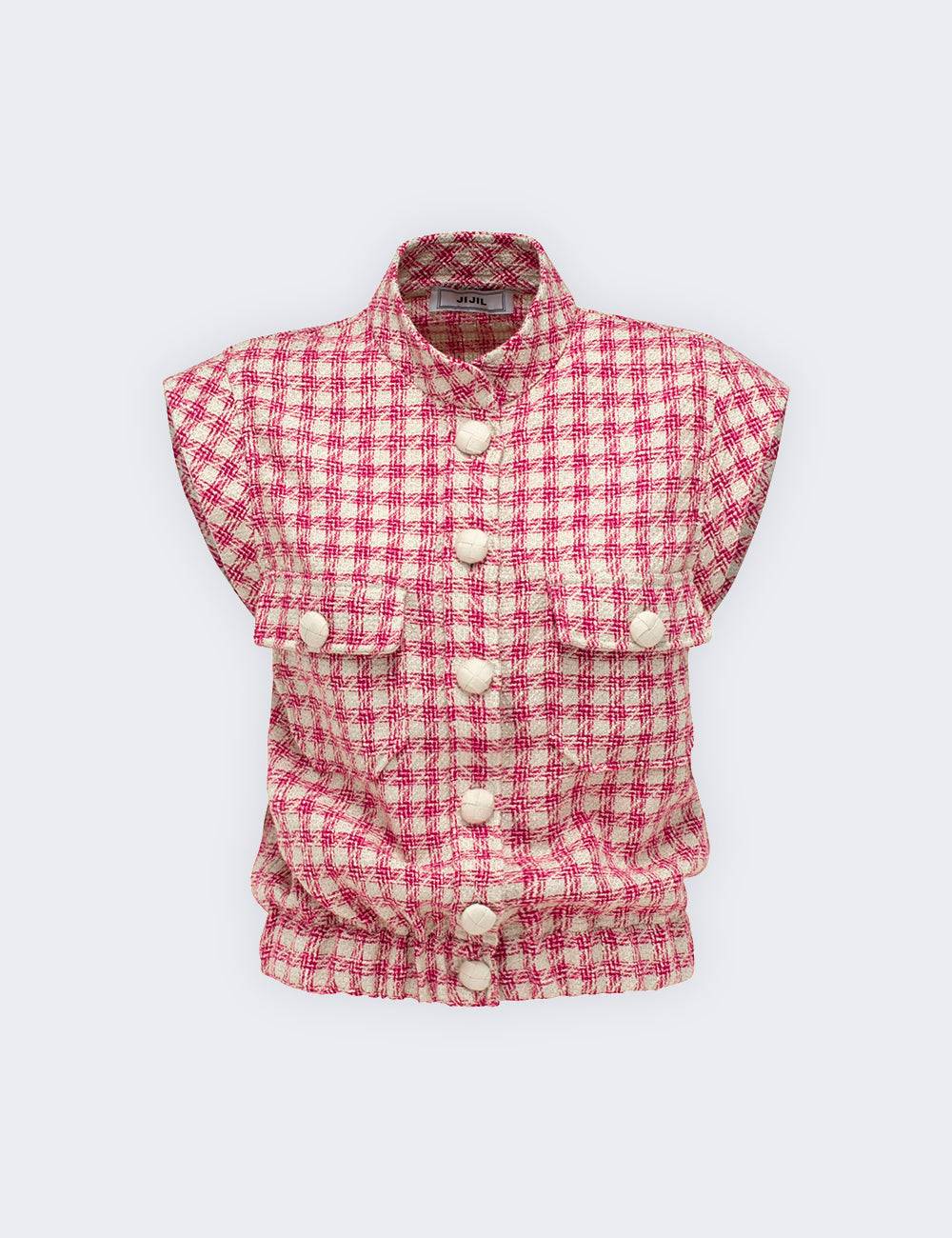 Jijil Gilet In Tweed