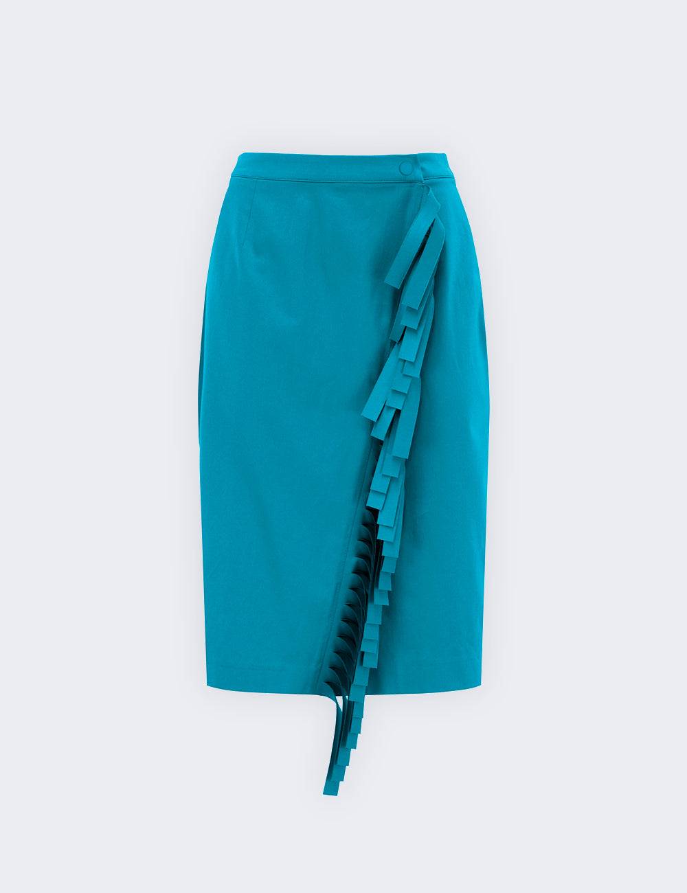 Jijil Gonna A Portafoglio Con Frange