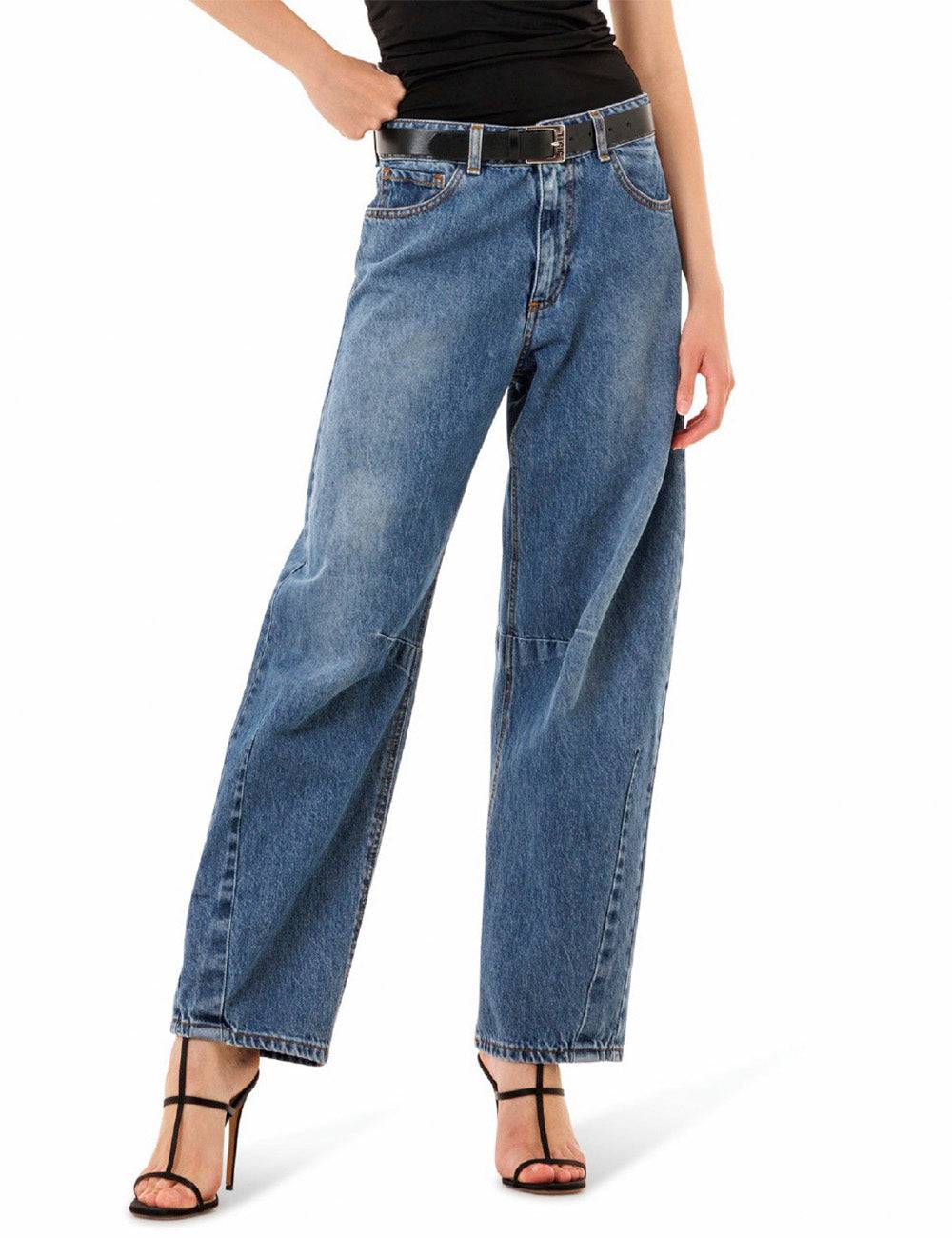 Jijil Jeans 5 Tasche Con Gamba Larga