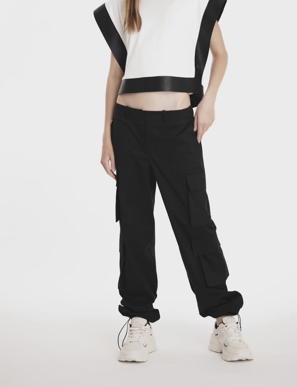 Jijil Pantalone Cargo In Cotone