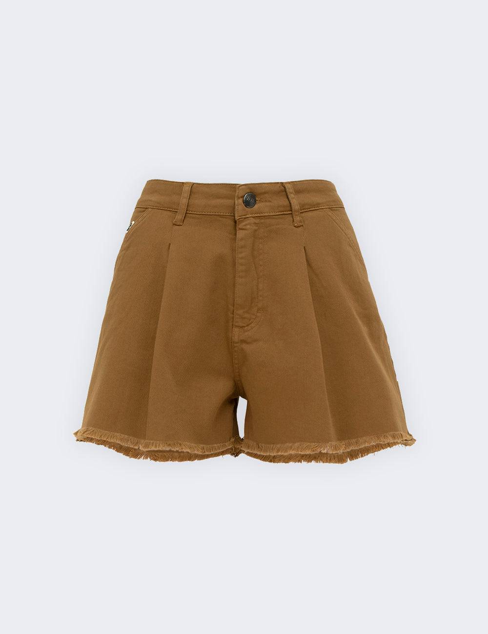 Jijil Shorts In Cotone Con Bordo Sfrangiato