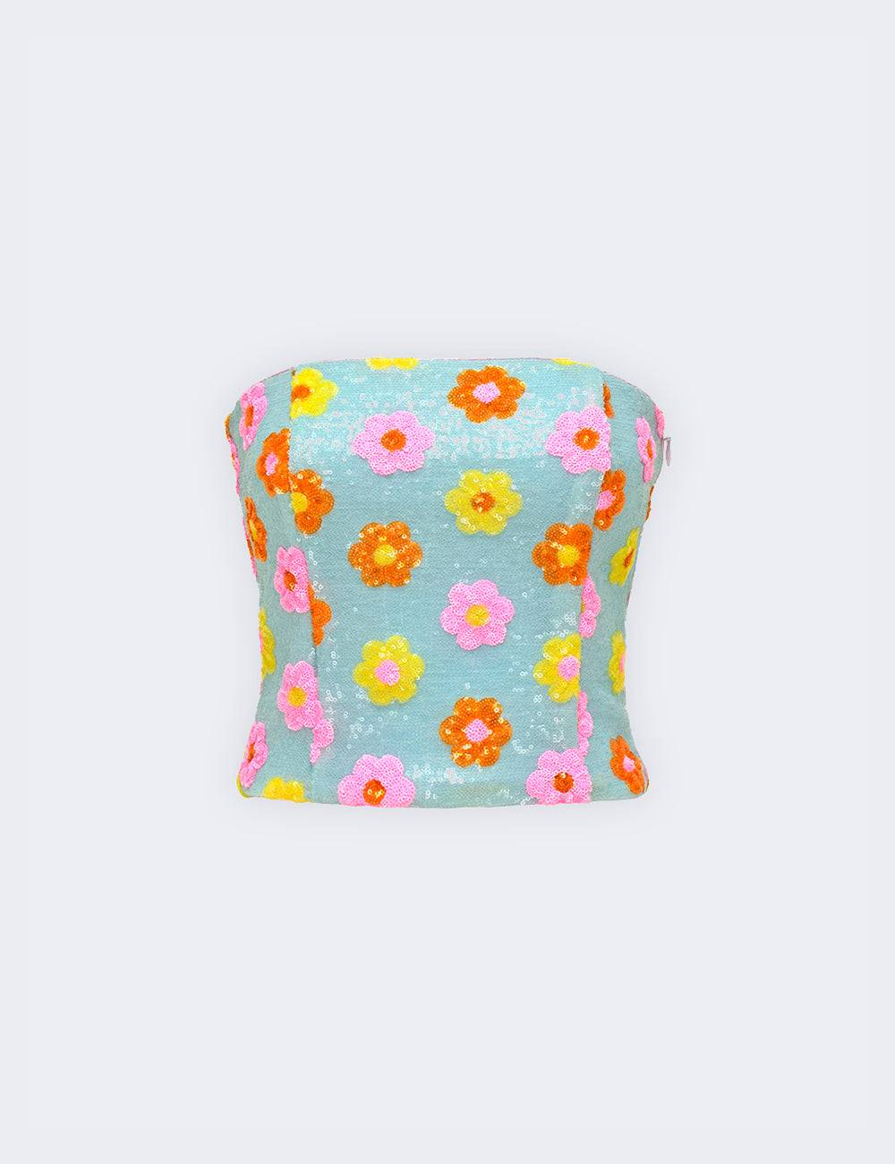 Jijil Top Con Paillettes