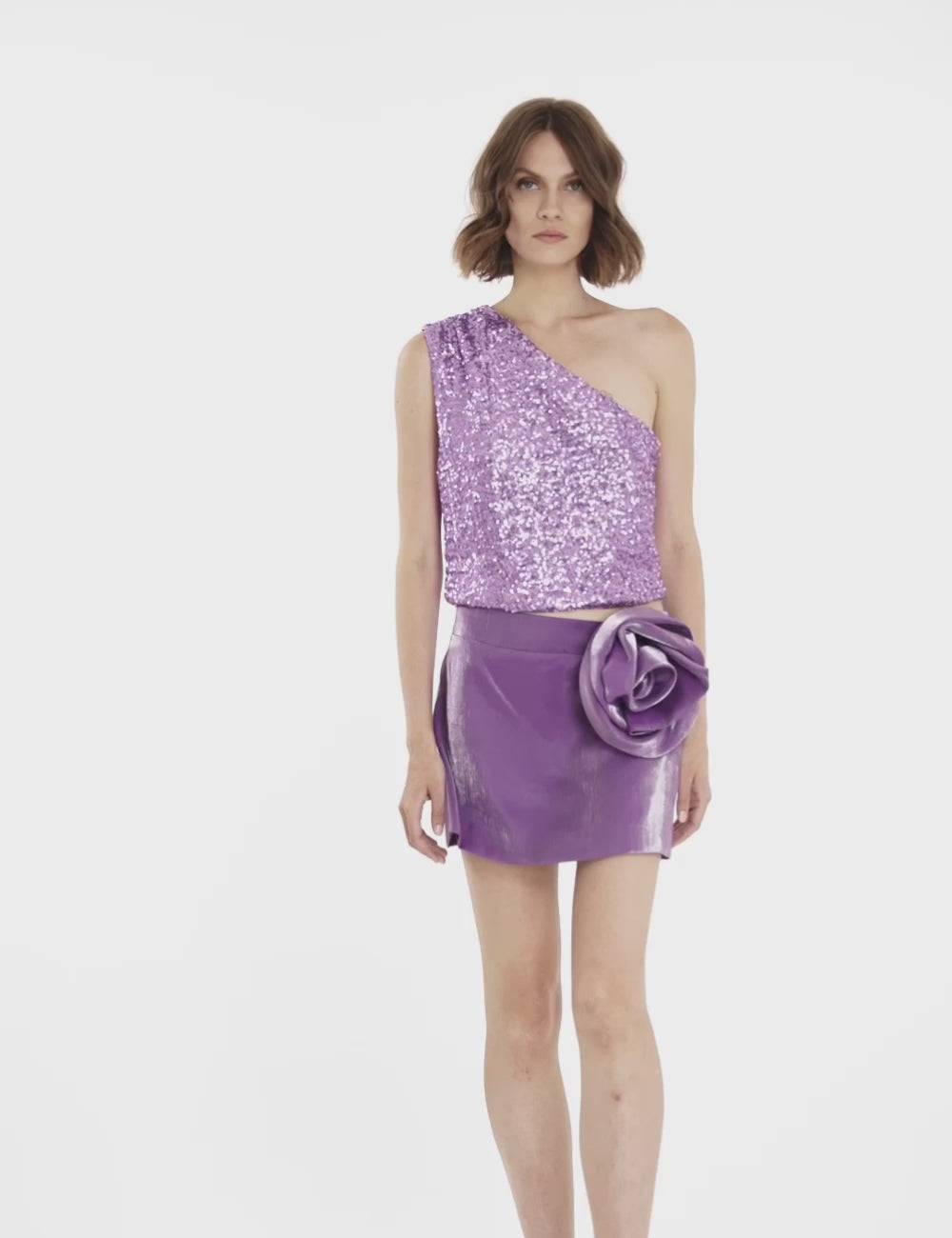 Jijil Top Monospalla Asimmetrico