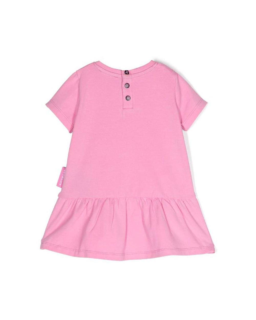 John Richmond Kids Abito Corto Con Logo Sul Davanti