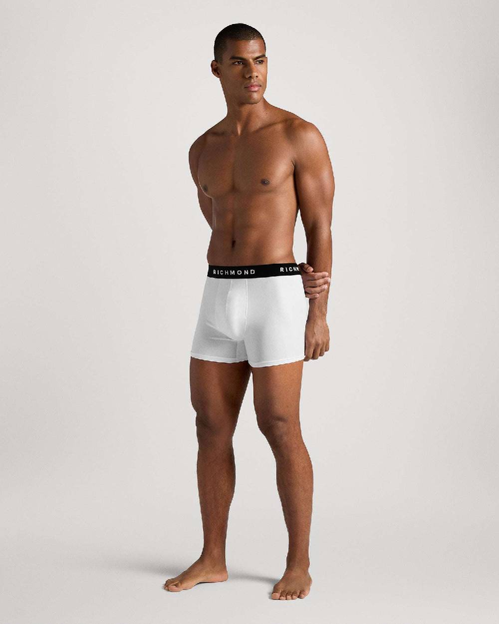 Richmondunderwear Boxer Vita Bassa In Cotone Pettinato