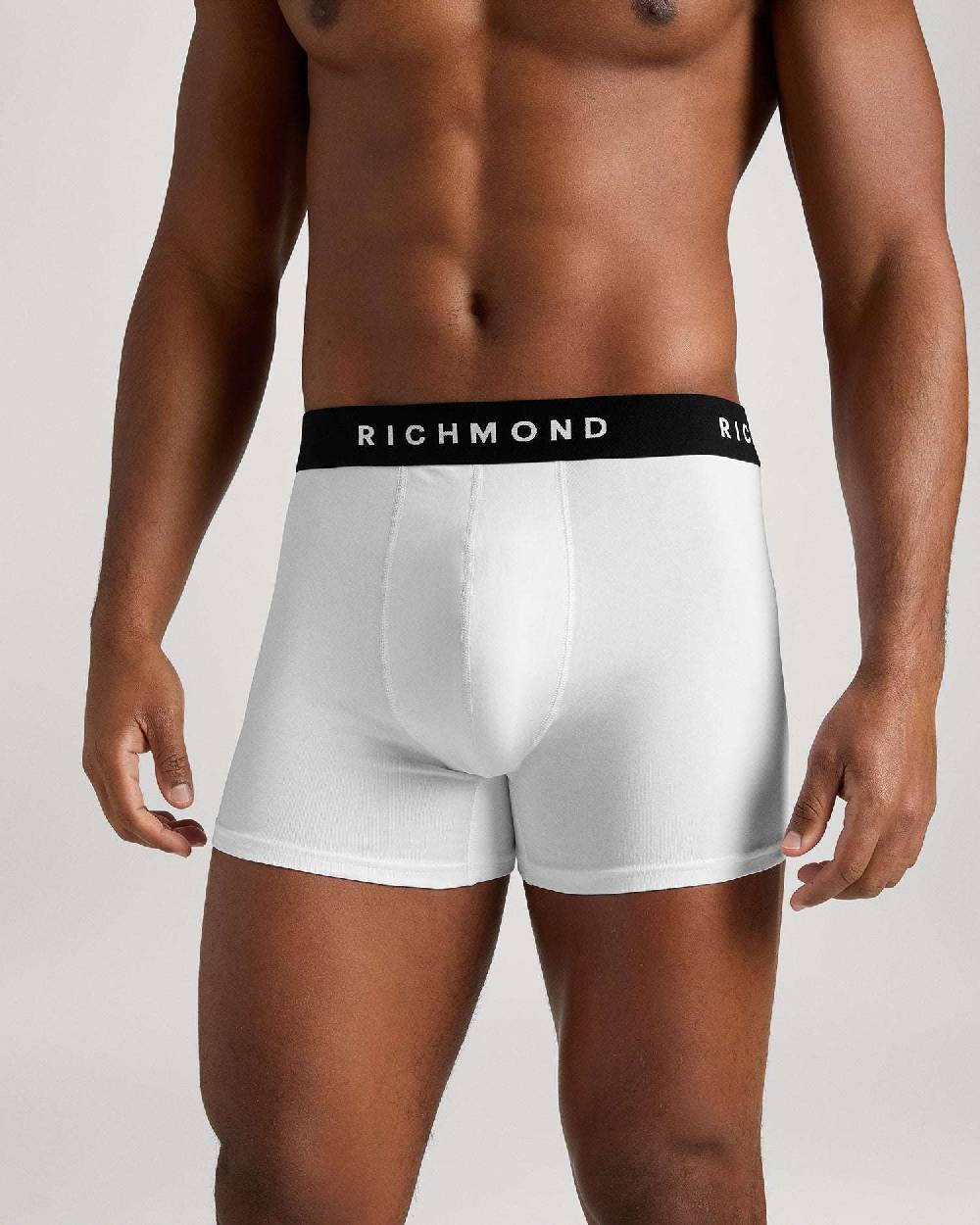 Richmondunderwear Boxer Vita Bassa In Cotone Pettinato