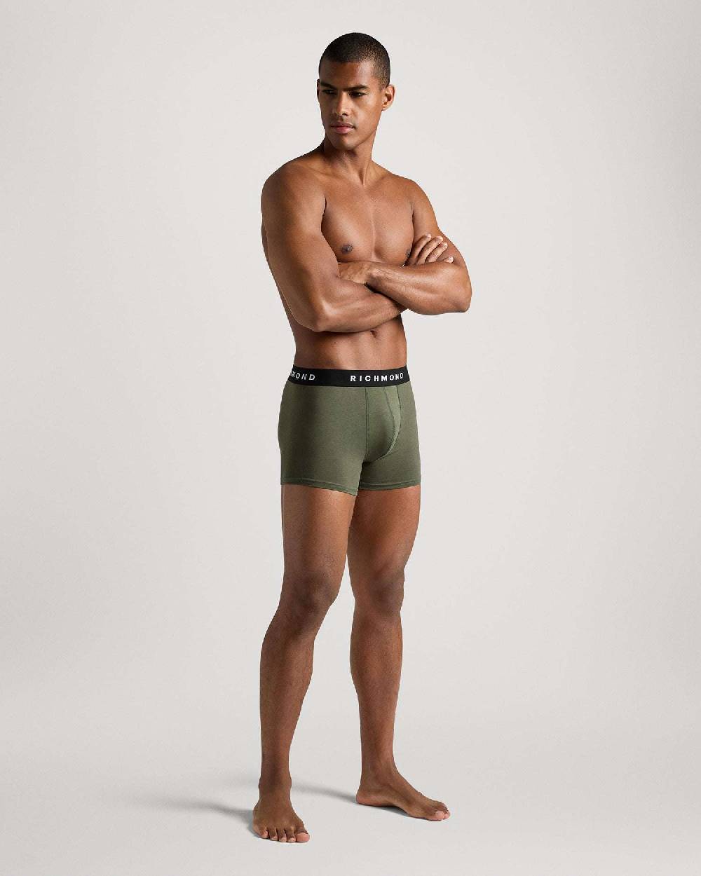 Richmondunderwear Boxer Vita Bassa In Cotone Pettinato