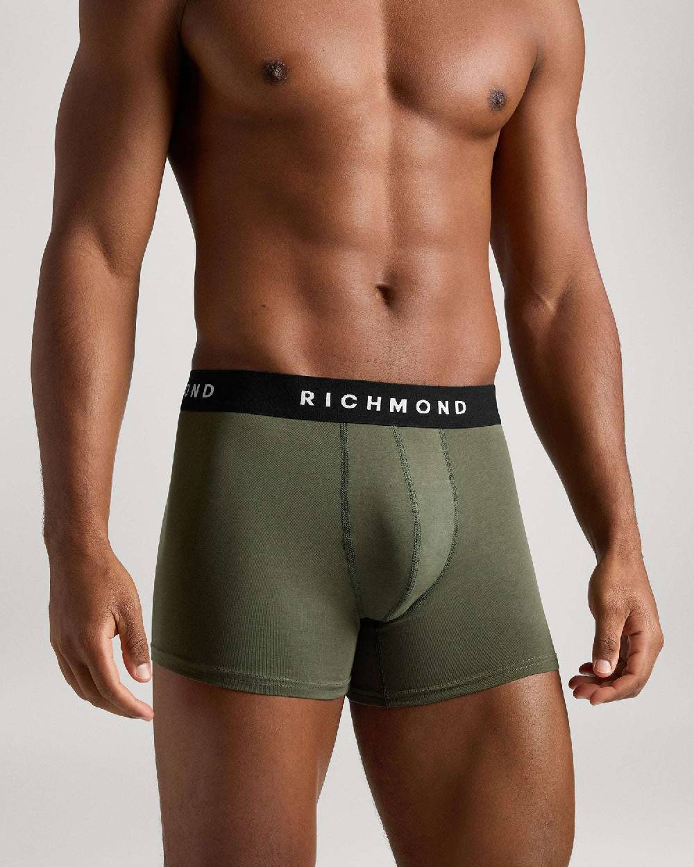 Richmondunderwear Boxer Vita Bassa In Cotone Pettinato