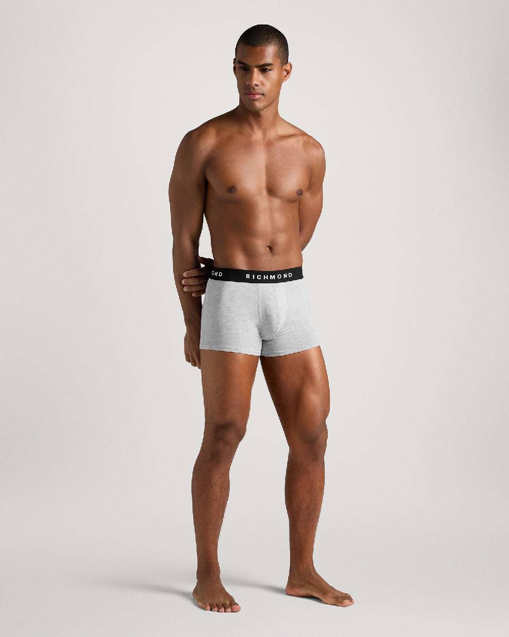 Richmondunderwear Boxer Vita Bassa In Cotone Pettinato