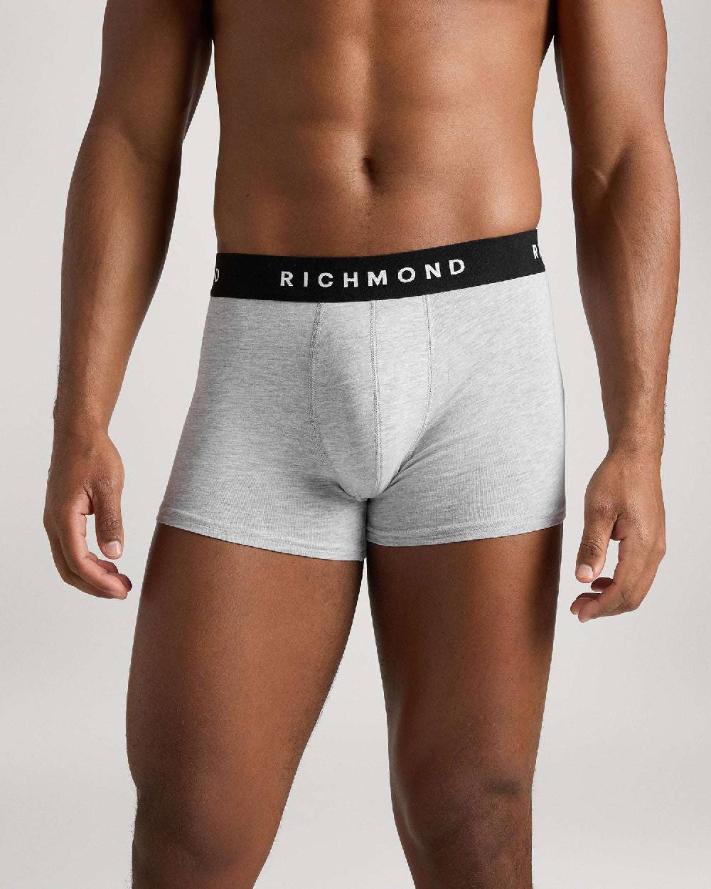 Richmondunderwear Boxer Vita Bassa In Cotone Pettinato