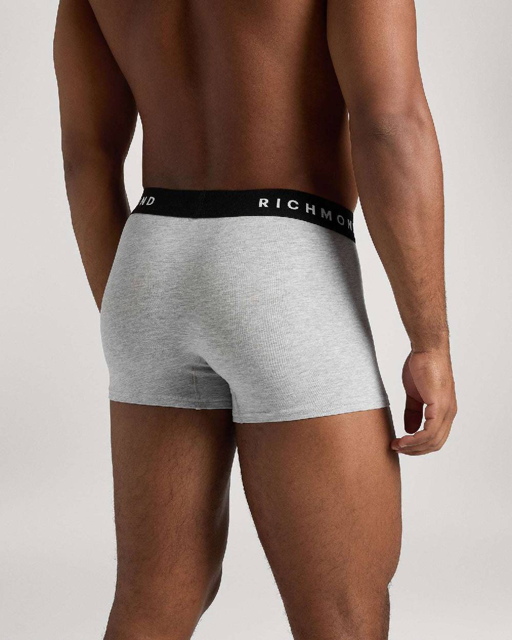 Richmondunderwear Boxer Vita Bassa In Cotone Pettinato