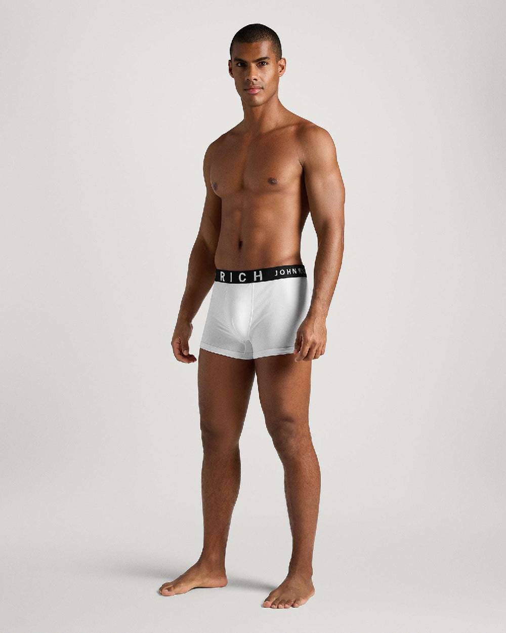 Richmondunderwear Boxer Vita Bassa In Cotone Pettinato