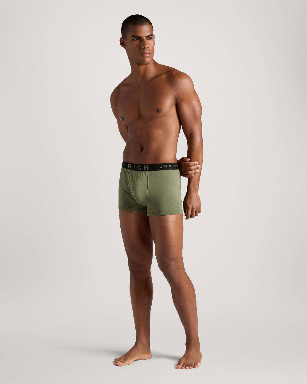 Richmondunderwear Boxer Vita Bassa In Cotone Pettinato