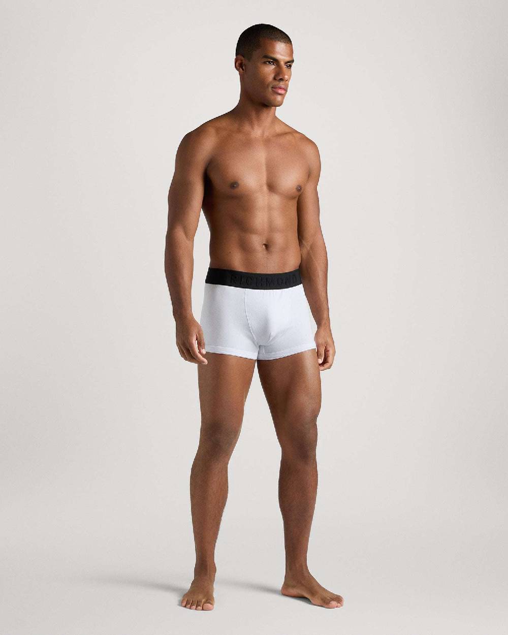 Richmondunderwear Boxer Vita Bassa In Cotone Pettinato