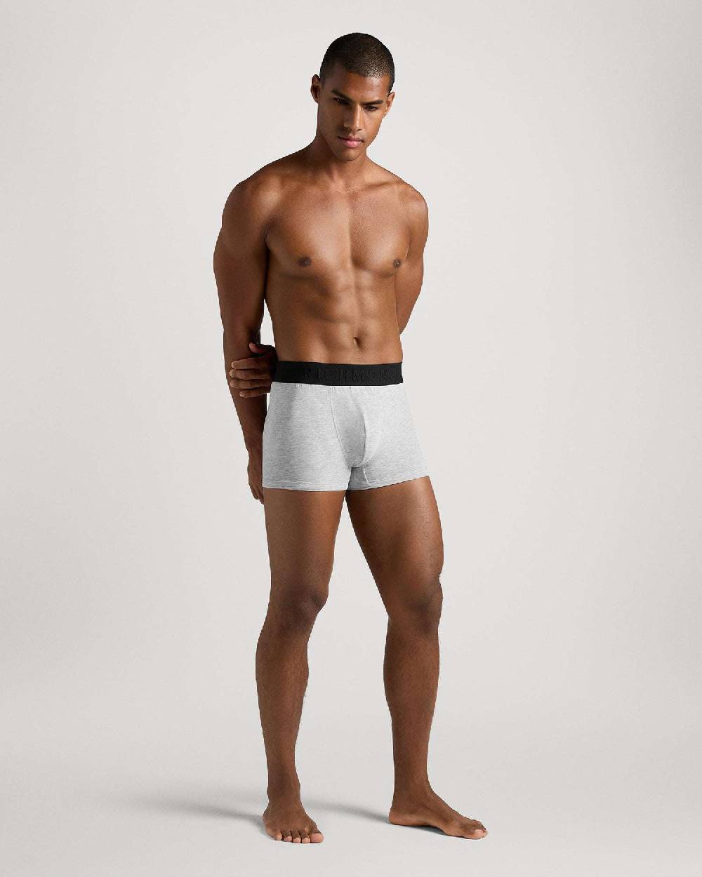 Richmondunderwear Boxer Vita Bassa In Cotone Pettinato
