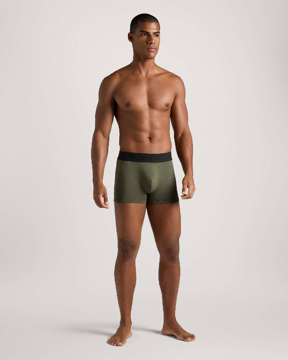Richmondunderwear Boxer Vita Bassa In Cotone Pettinato
