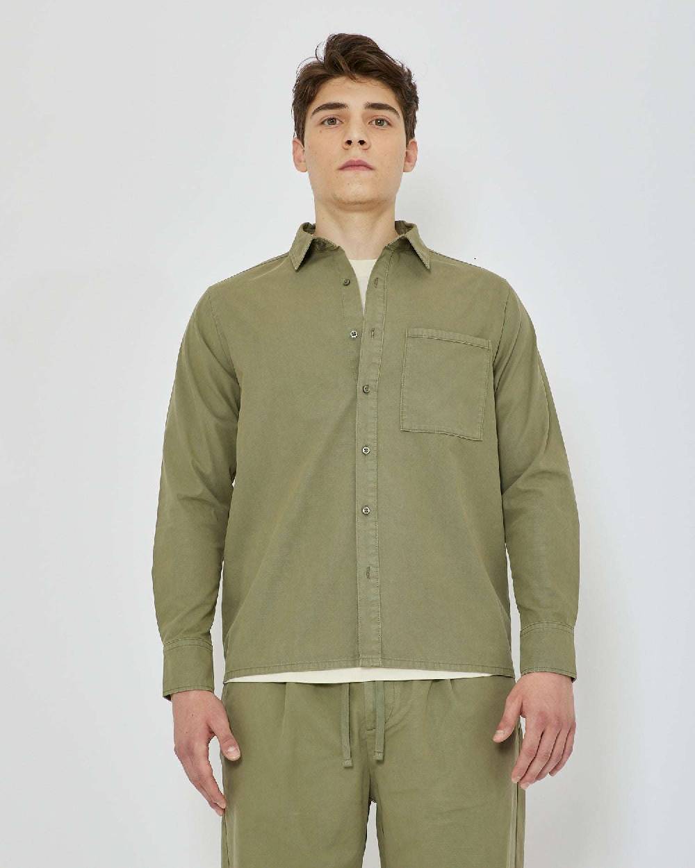 John Richmond Camicia Con Etichetta Logata Sul Retro