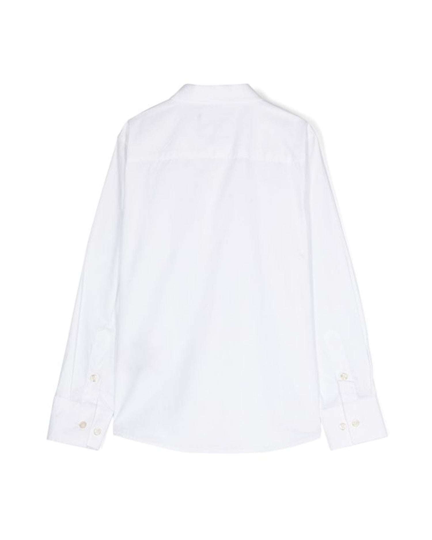 John Richmond Kids Camicia Con Logo A Contrasto Sul Davanti