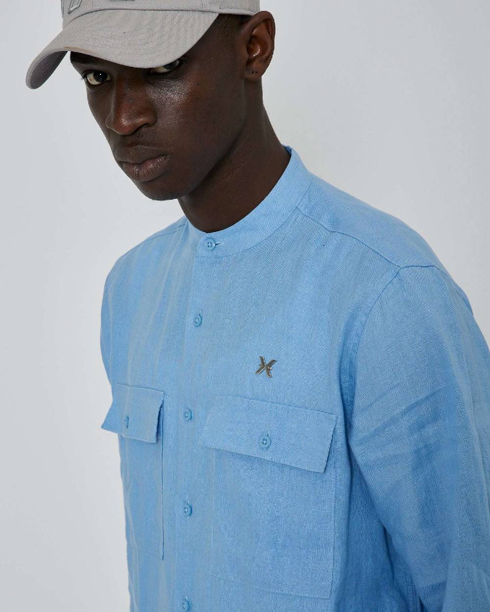 John Richmond Camicia Con Logo Ricamato Sul Davanti