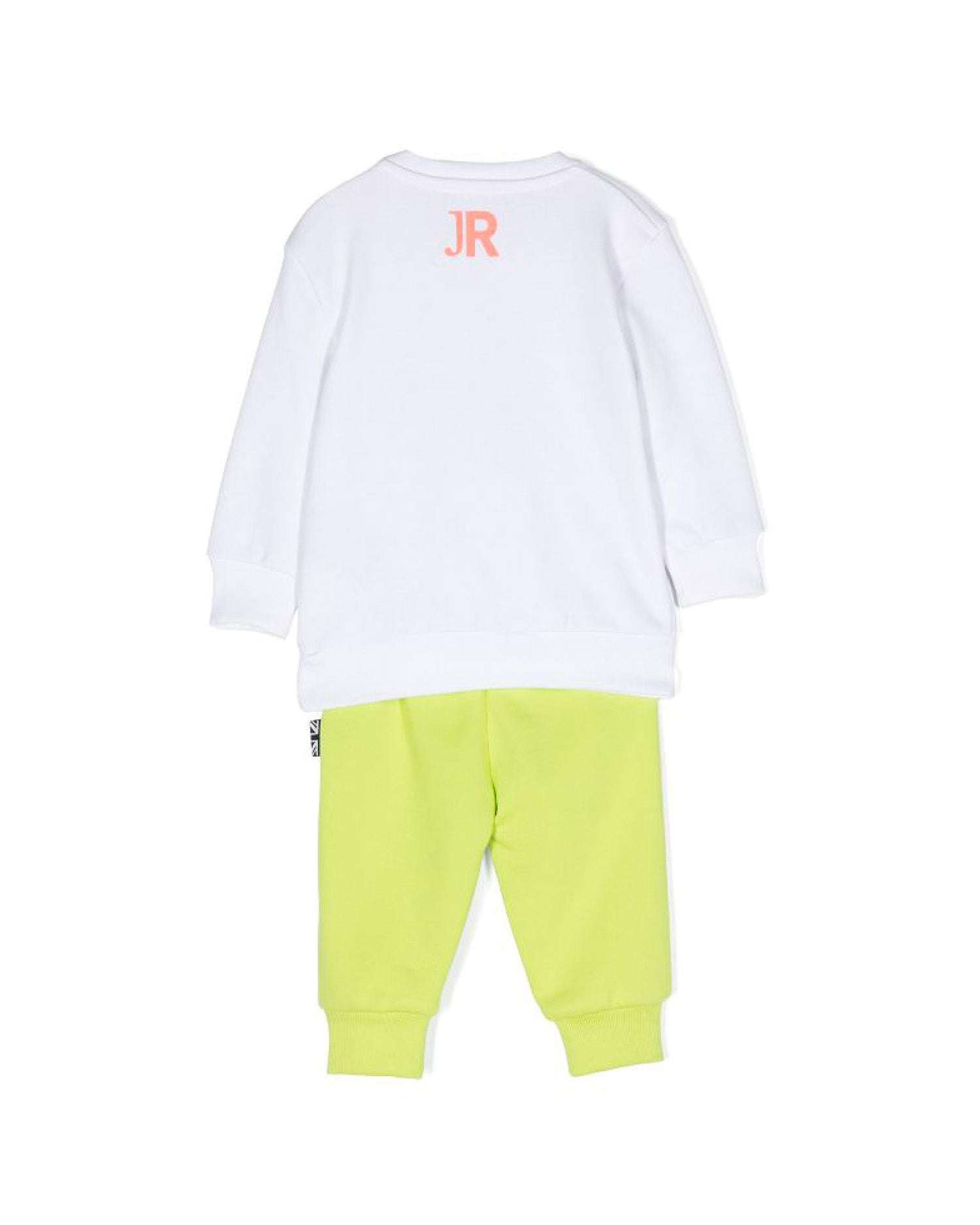 John Richmond Kids Completo Felpa Logata E Pantalone Con Logo