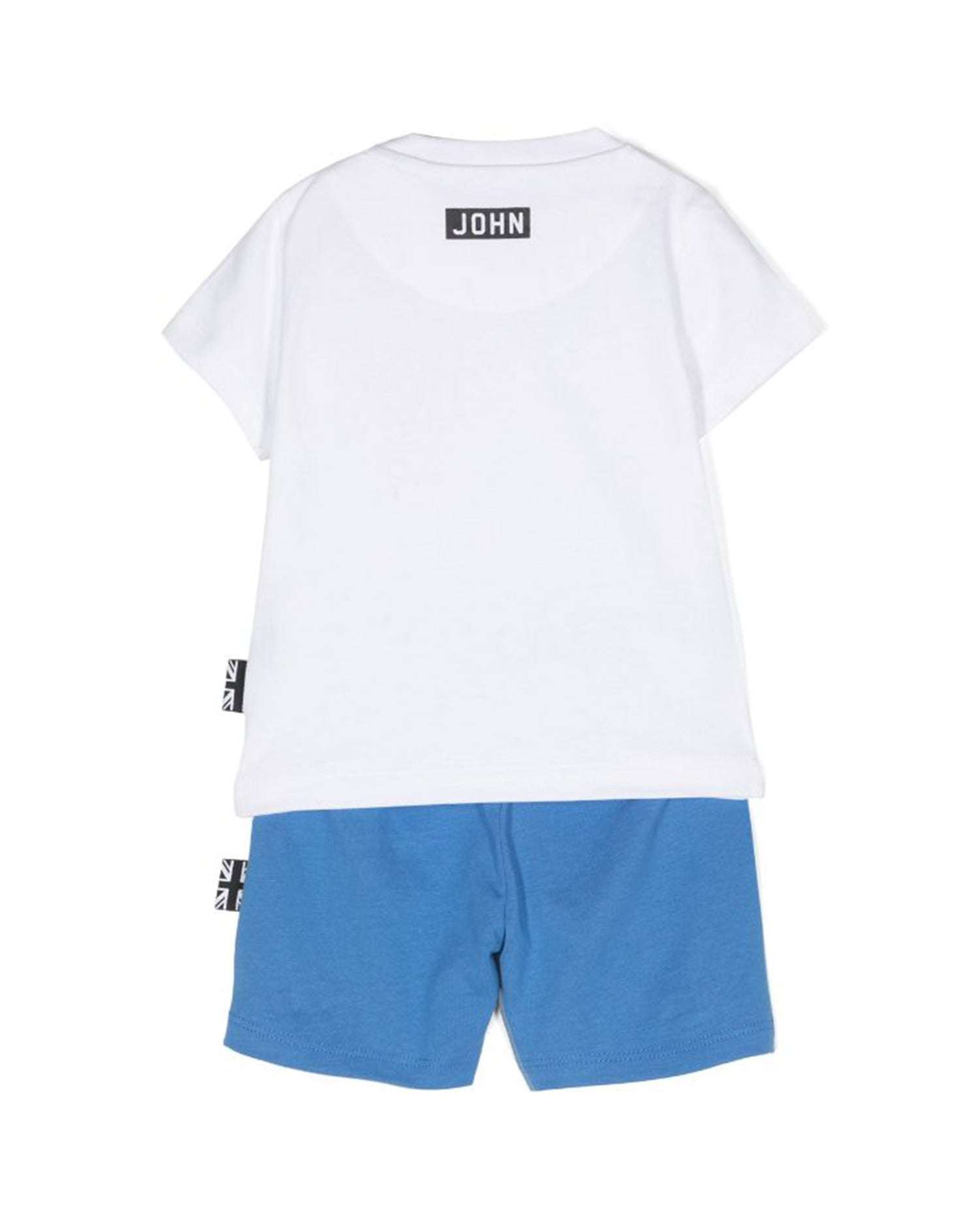 John Richmond Kids Completo T-shirt Con Logo E Bermuda