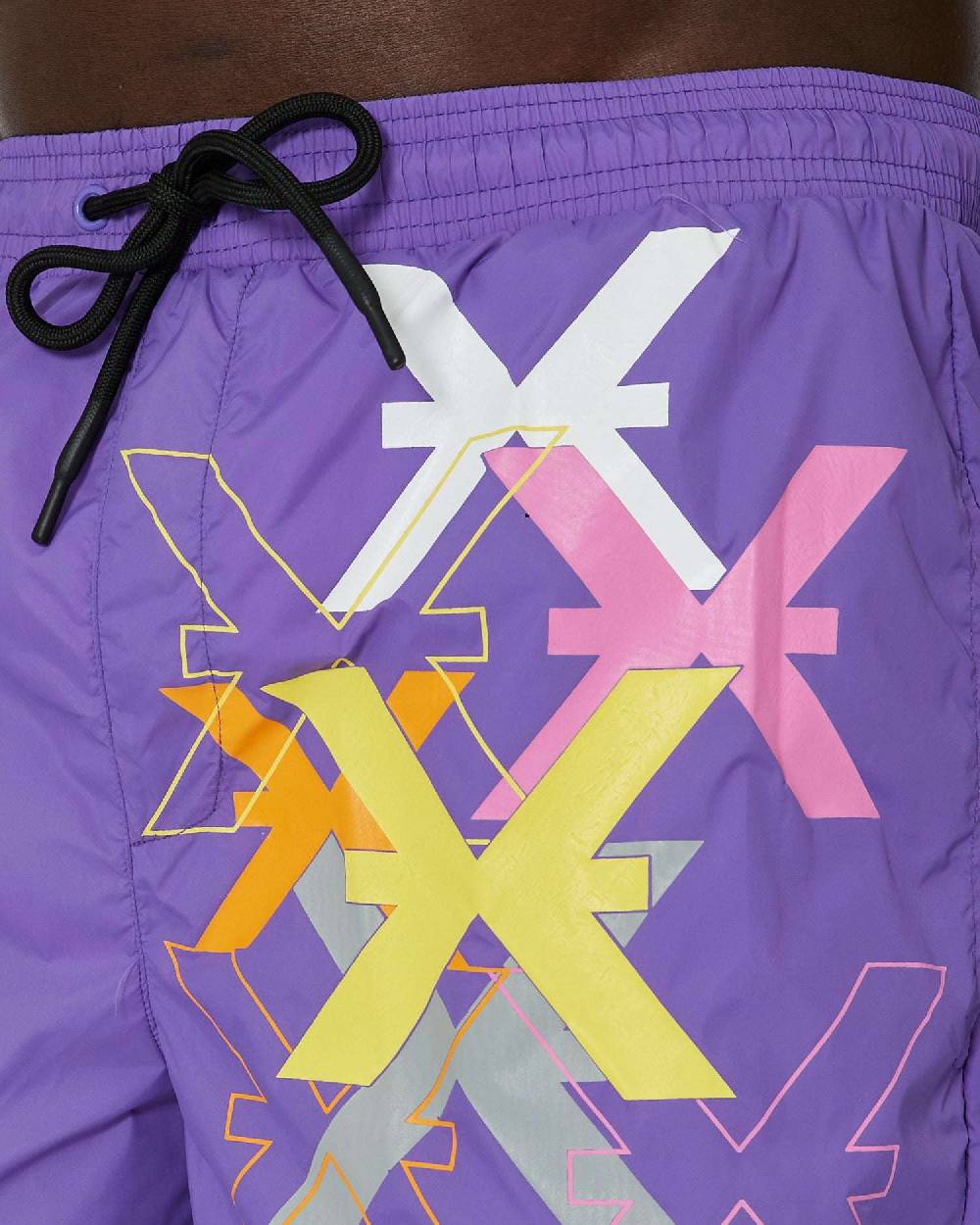 John Richmond Costume Con Logo Stampato Sul Davanti