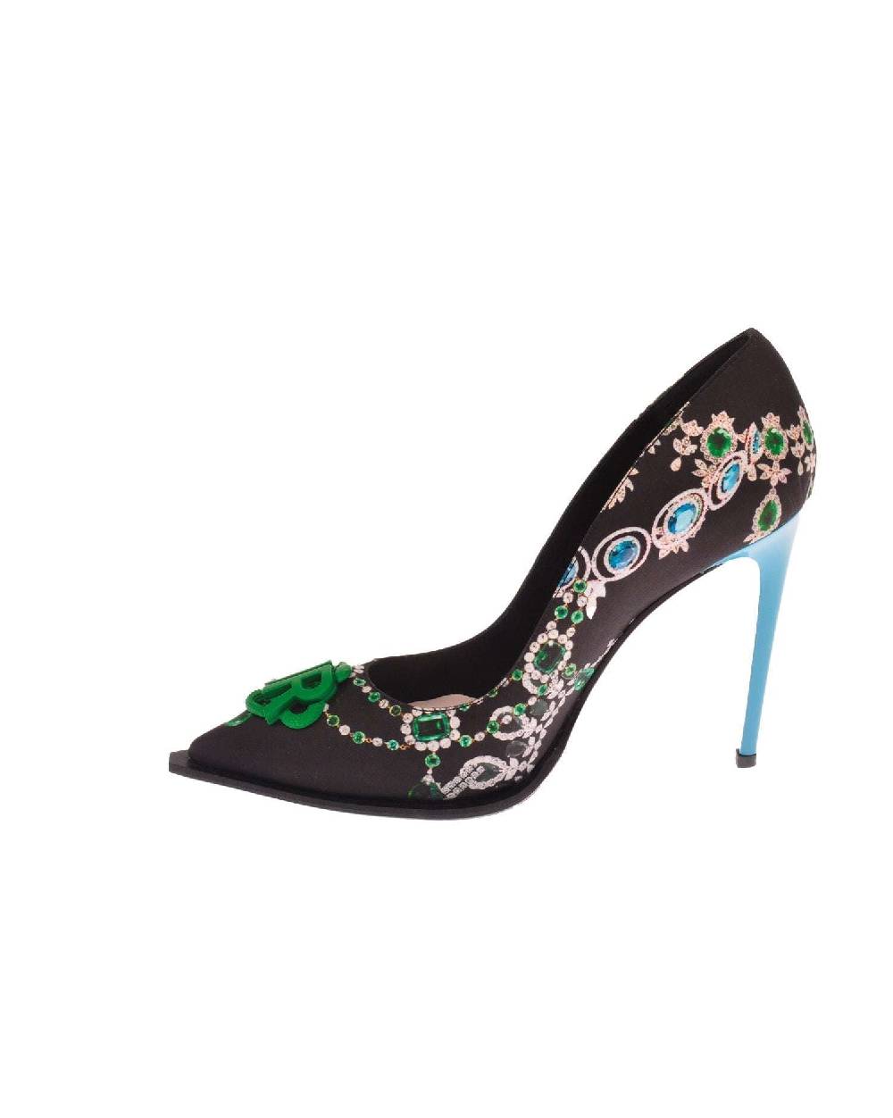 John Richmond Dècolletè Con Pattern E Logo Sul Davanti