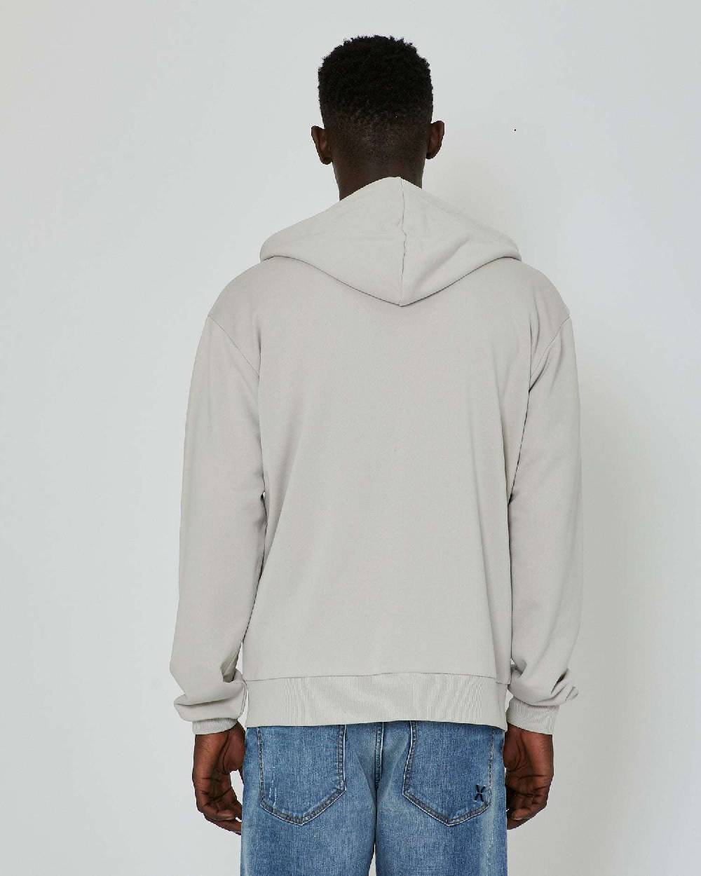 John Richmond Felpa Con Grafica Stampata Sul Davanti