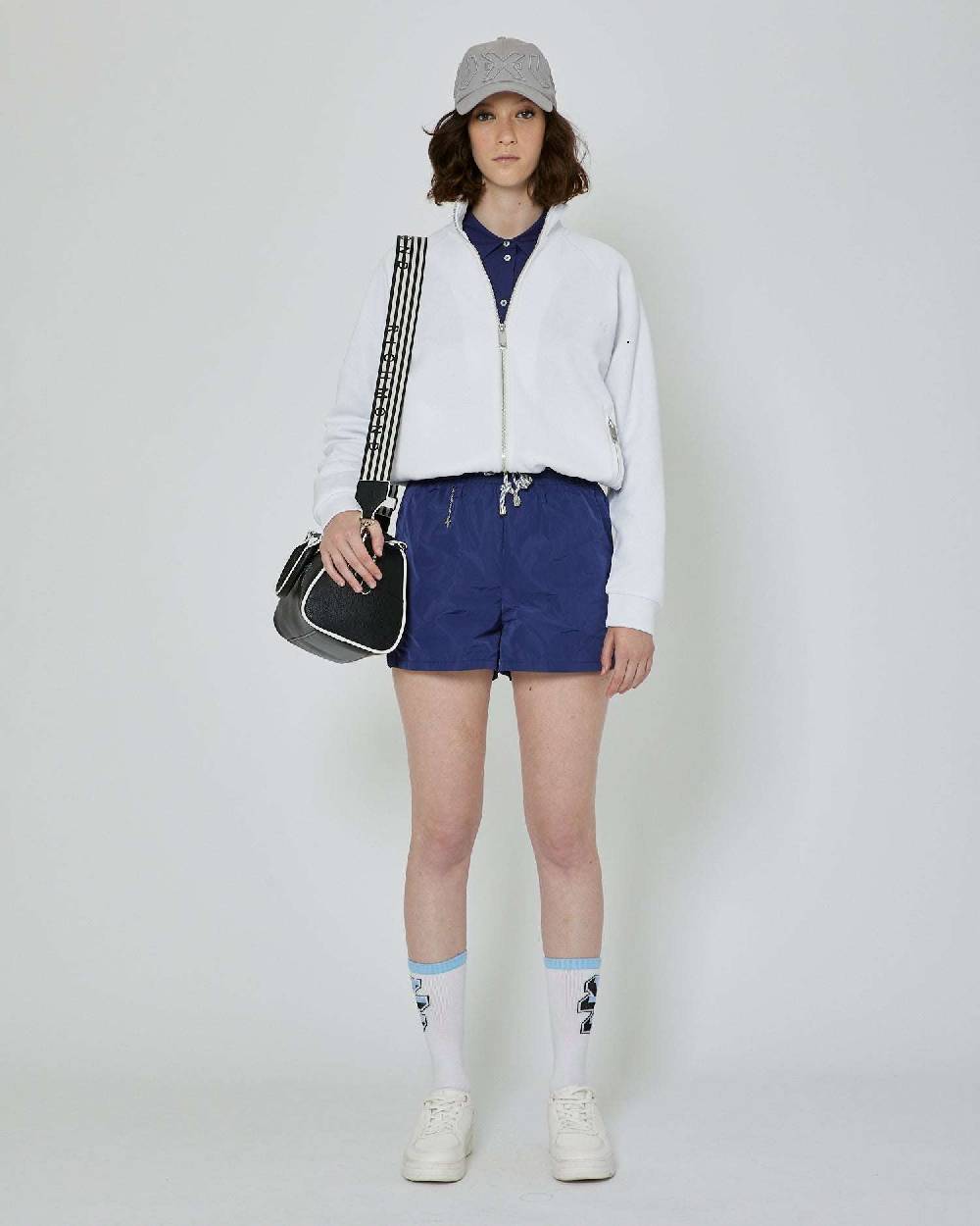 John Richmond Felpa con logo ricamato tone sur tone