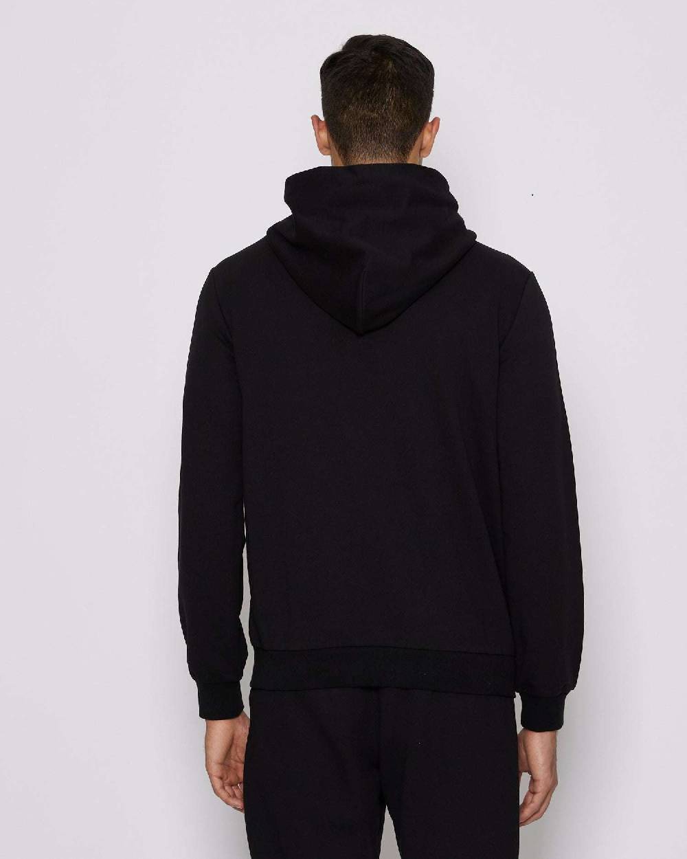 John Richmond Felpa Con Logo Sul Davanti A Contrasto