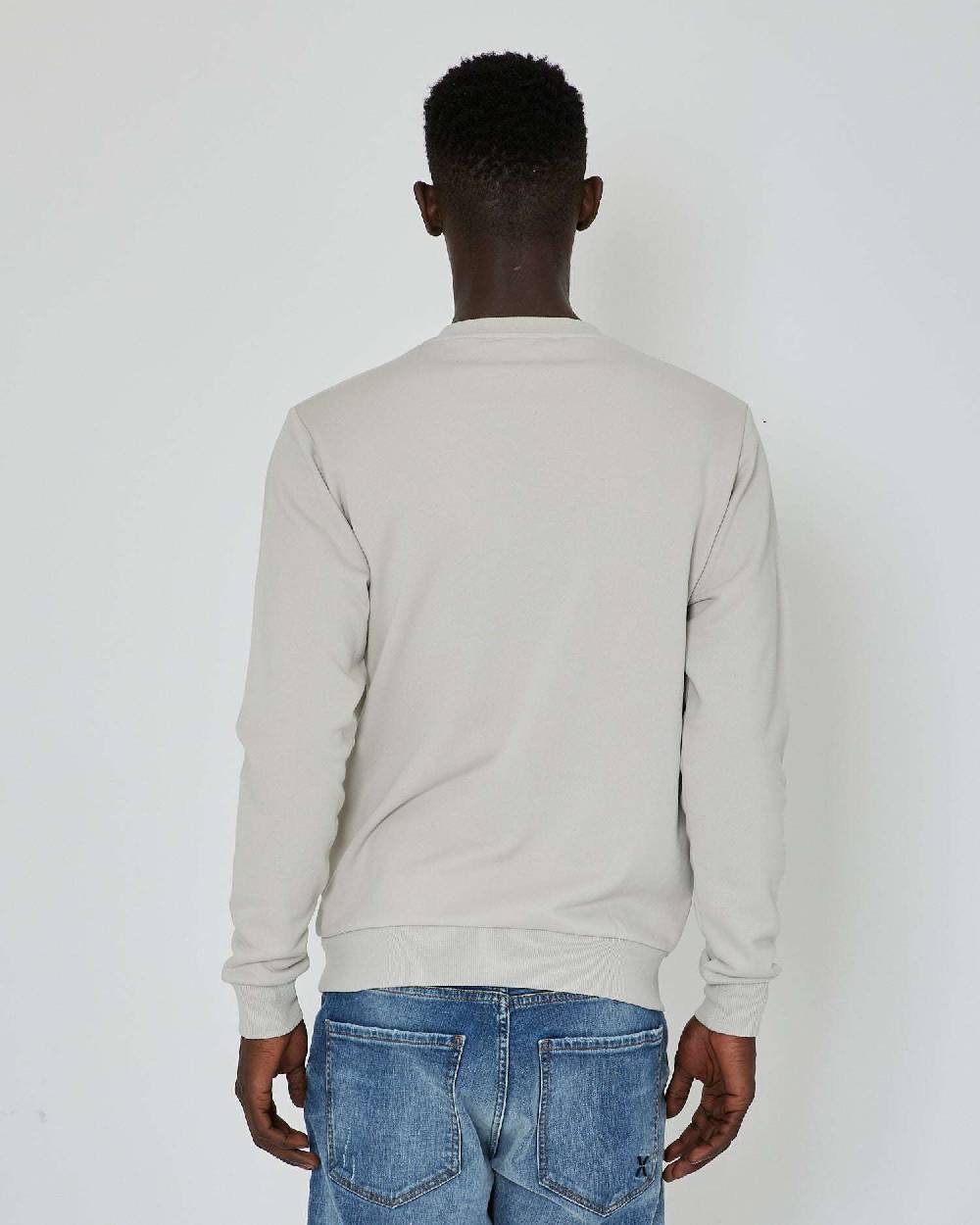 John Richmond Felpa Con Stampa Ricamata Sul Davanti