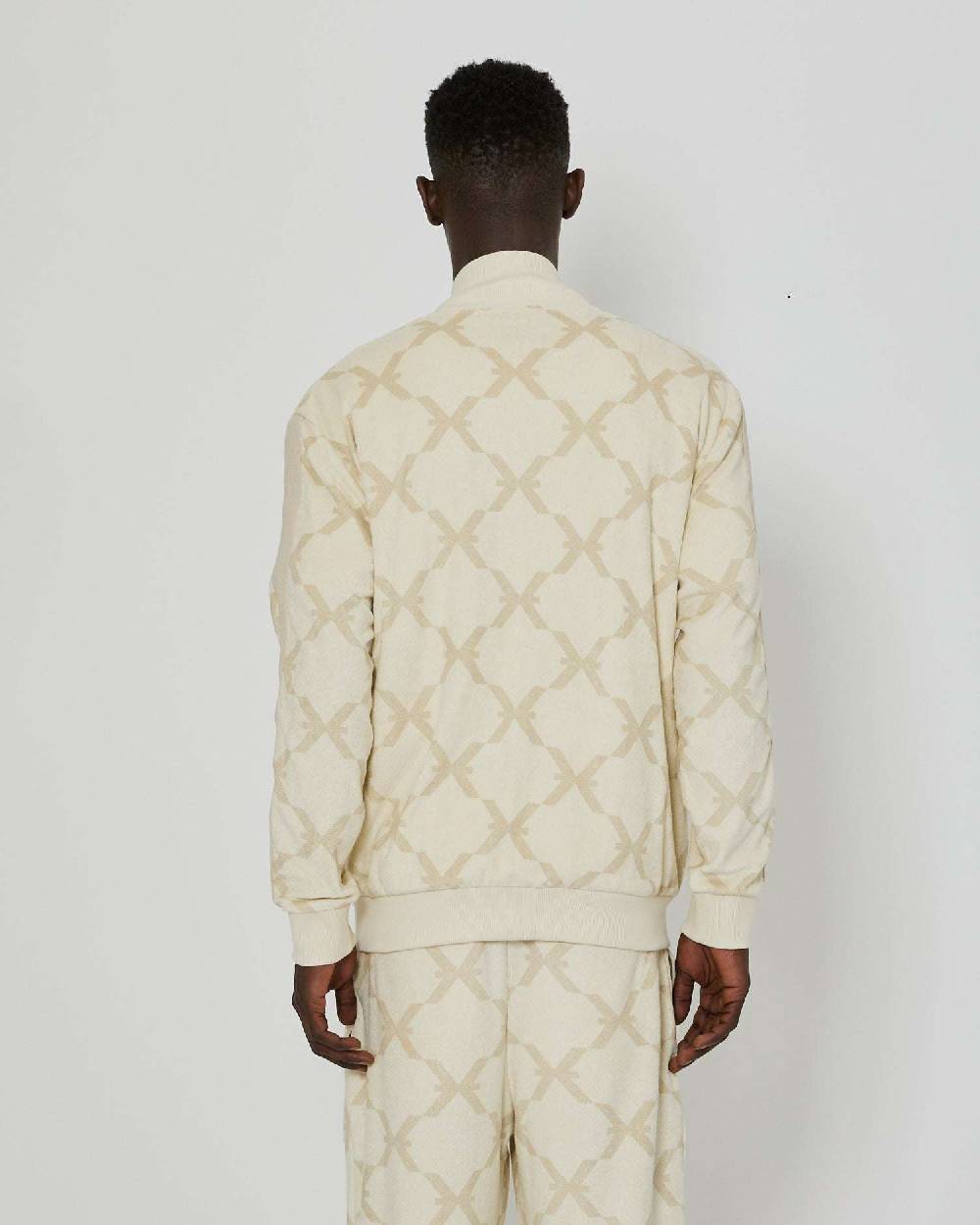 John Richmond Felpa Stampata Con Logo E Chiusura Con Zip