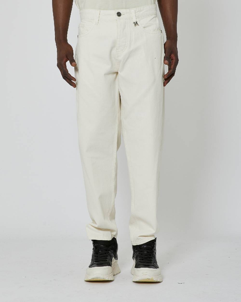 John Richmond Jeans Regular Con Etichetta Metallica Logata