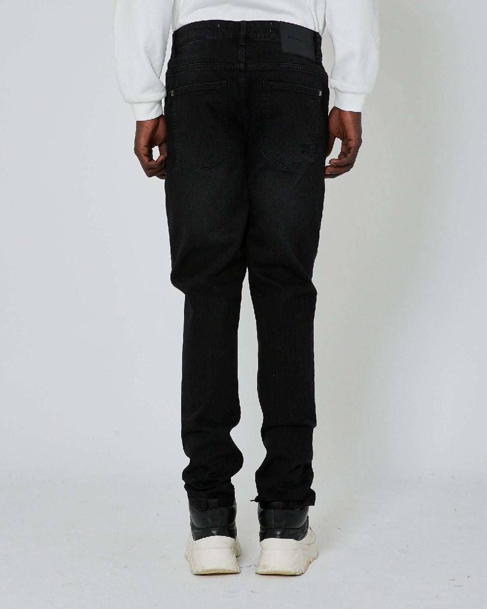 John Richmond Jeans Slim Fit Con Etichetta Metallica Sul Davanti