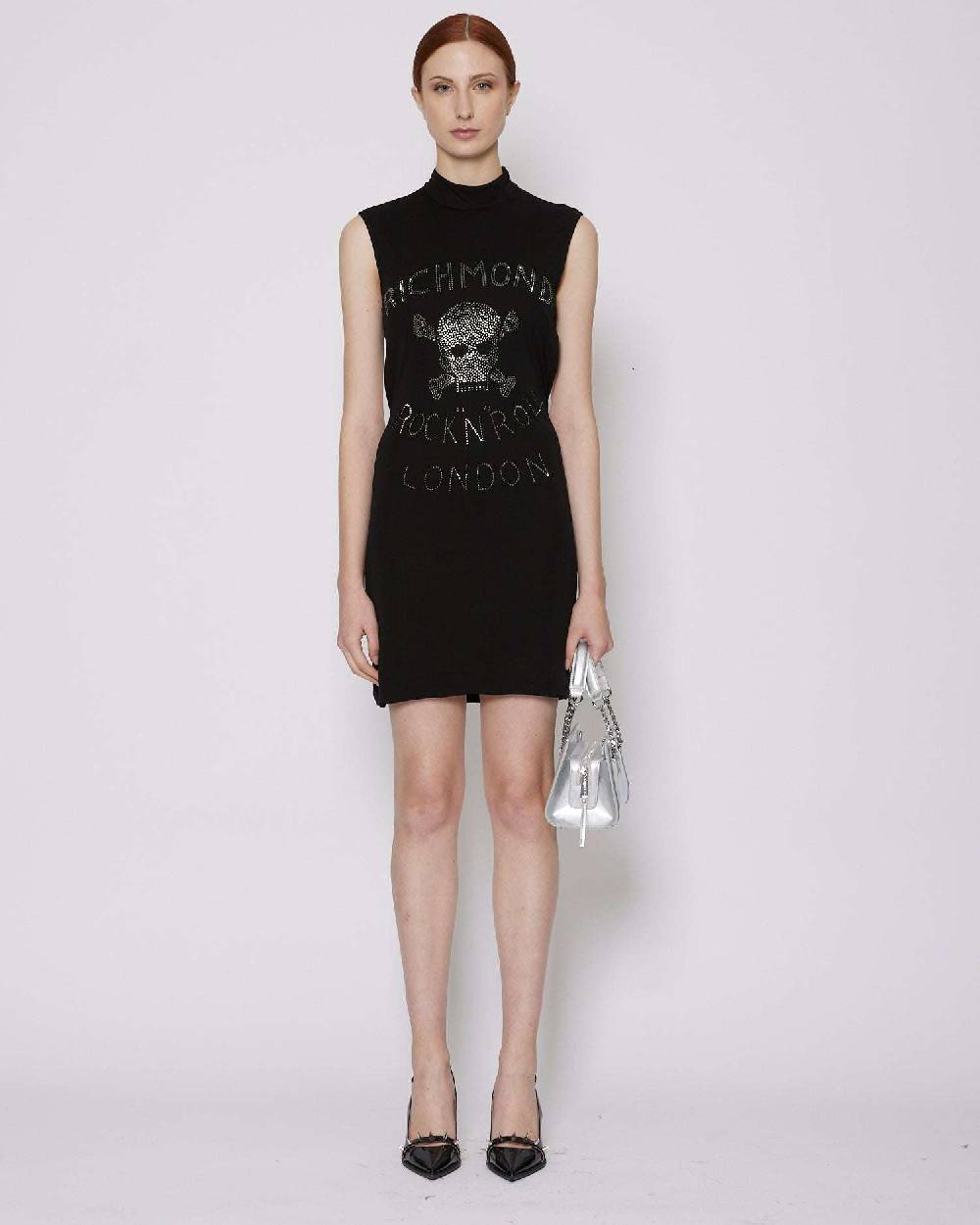 John Richmond Abito corto con schiena scoperta