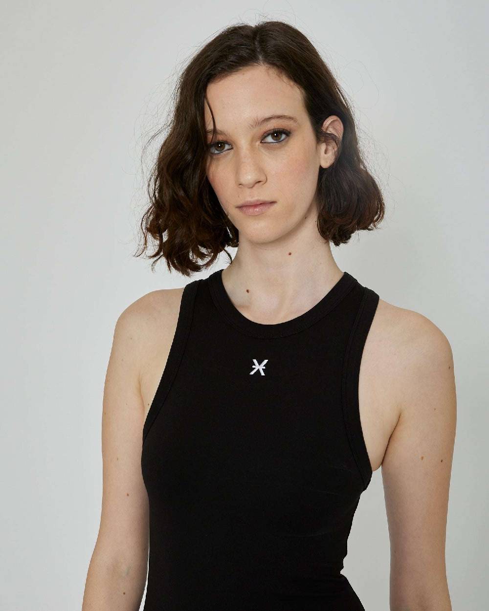 John Richmond Abito Midi Con Logo Frontale