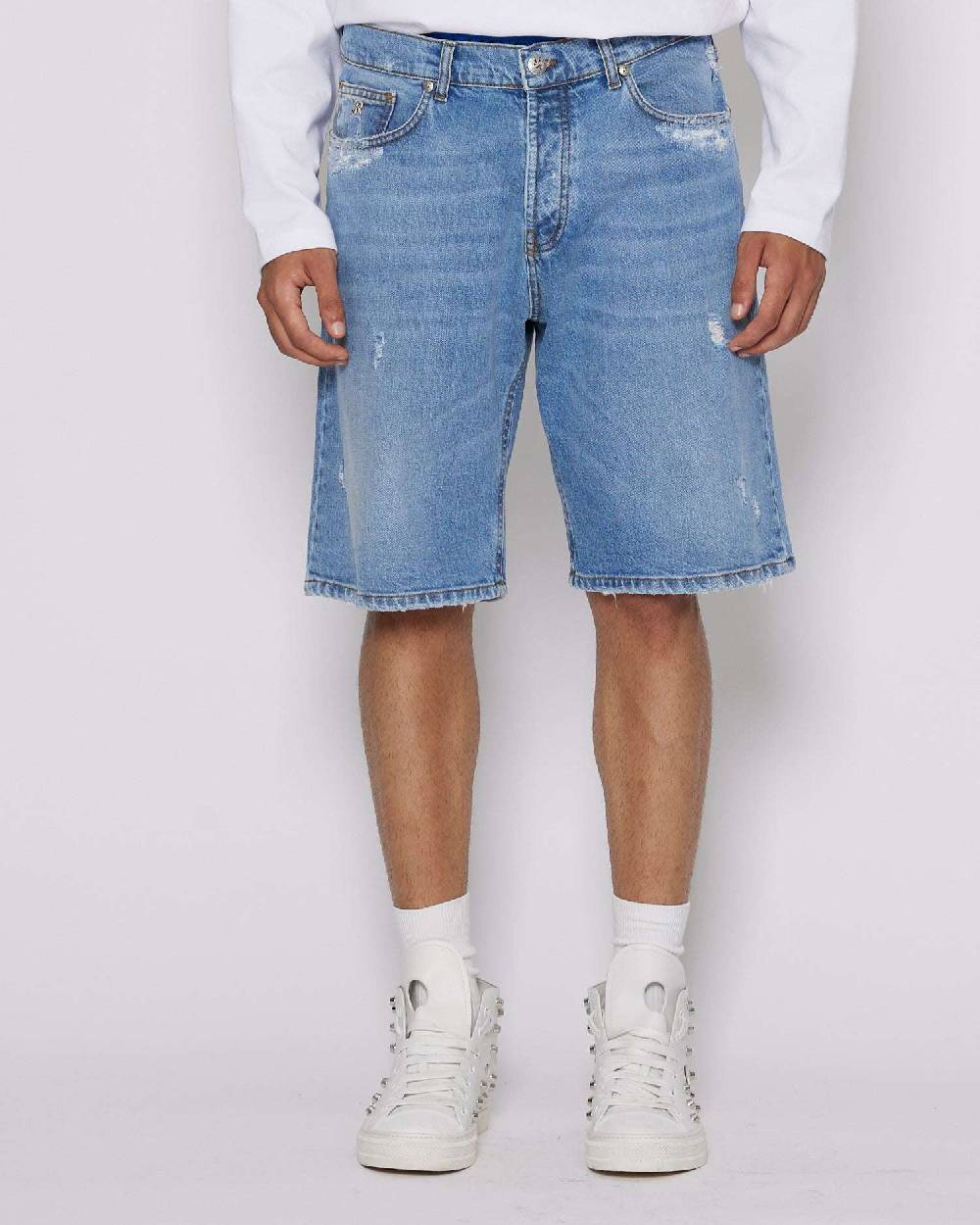 John Richmond Bermuda Regular In Denim
