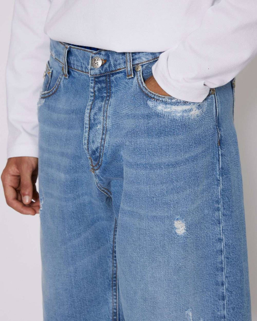 John Richmond Bermuda Regular In Denim